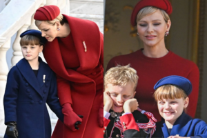 Princess Gabriella, Princess Charlene's daughter, is £525's version of her. Leather Dolce & Gabbana