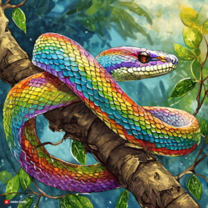 Firefly Rainbow snake 52949