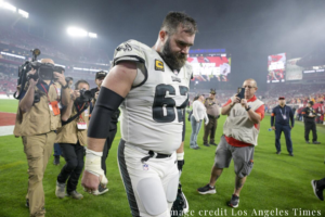 "End of an Era: Jason Kelce Signals Retirement in Tearful Post-Game Announcement"