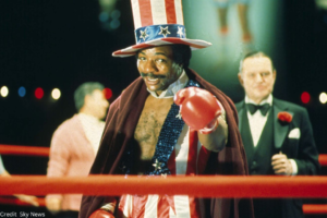 Nevertheless, his Apollo Creed persona