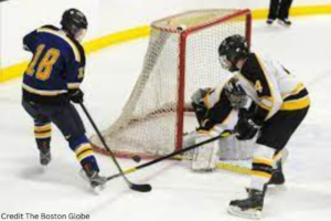 In the Division I playoff opener, Weymouth boys hockey surprises Archbishop Williams with an upset victory.