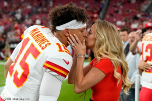 Brittany and Patrick Mahomes