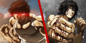 The first trailer for the anime film Baki Hanma vs. Kengan Ashura