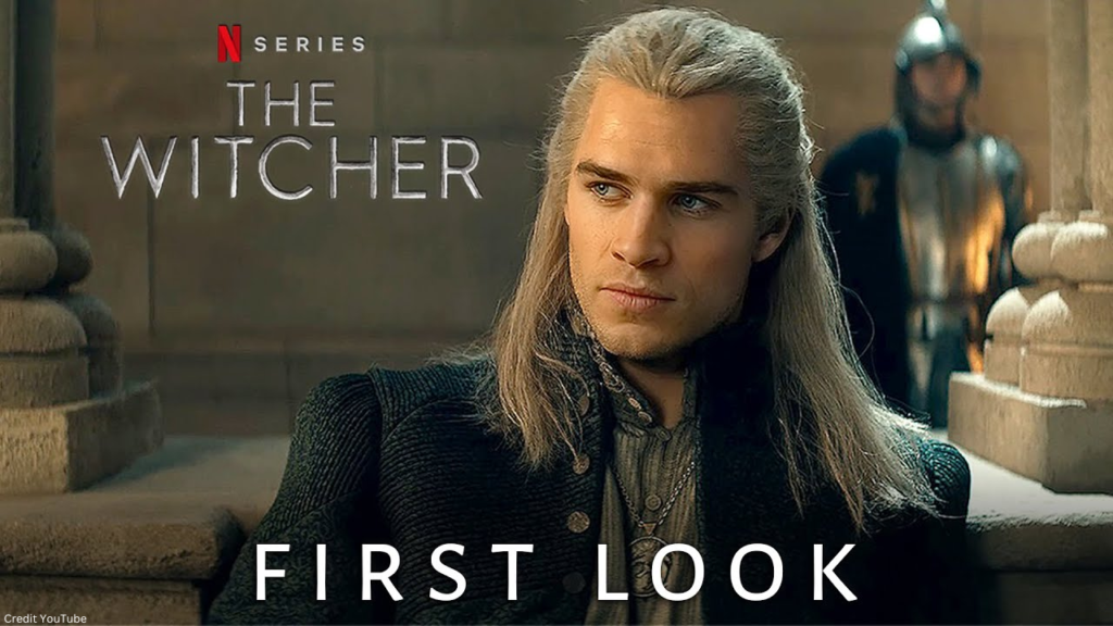 The first glimpse of Liam Hemsworth as Geralt of Rivia from The Witcher Season 4 is released by Netflix.